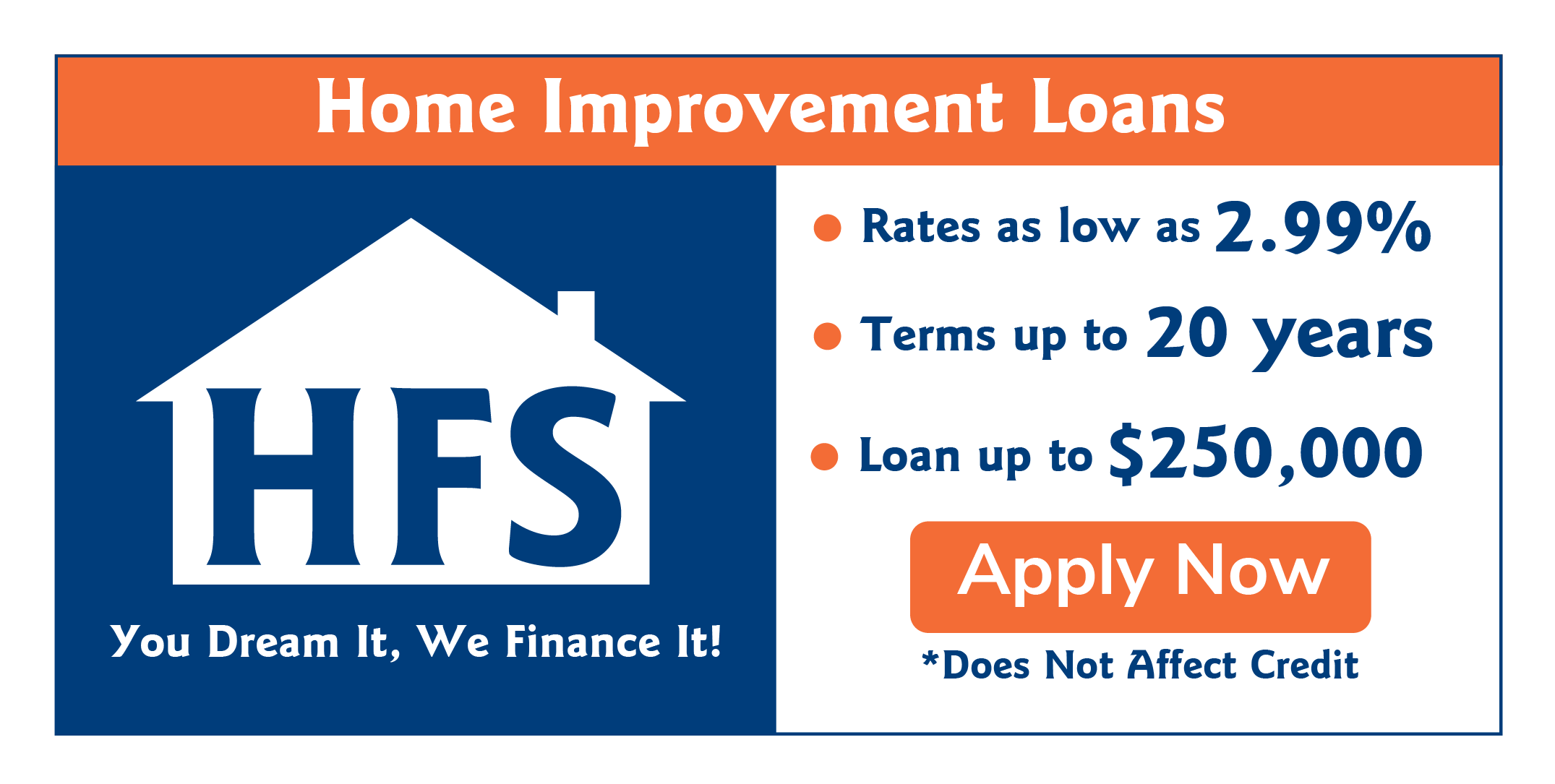 HFS Home Improvement Loans Logo
